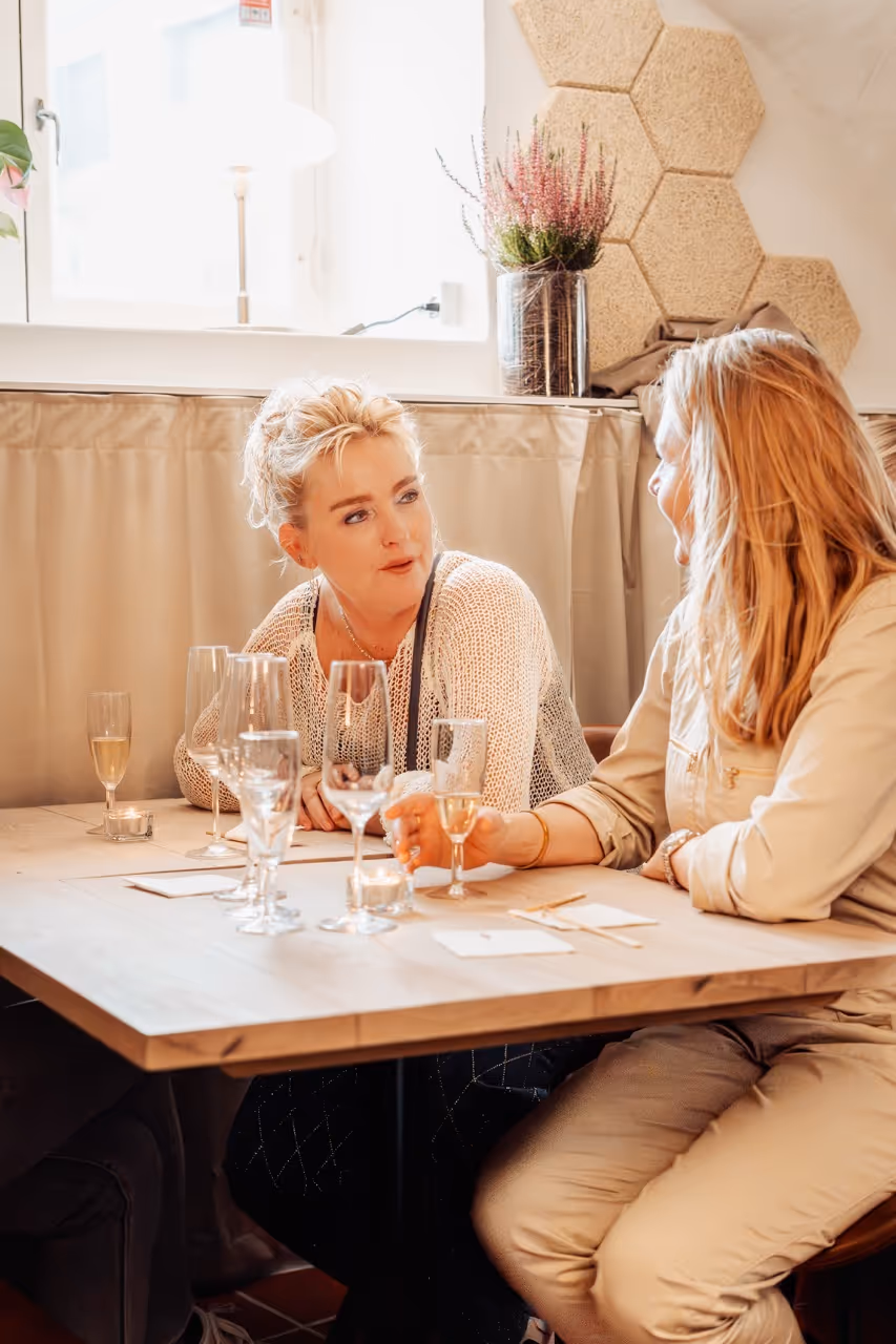Gæster i restauranten